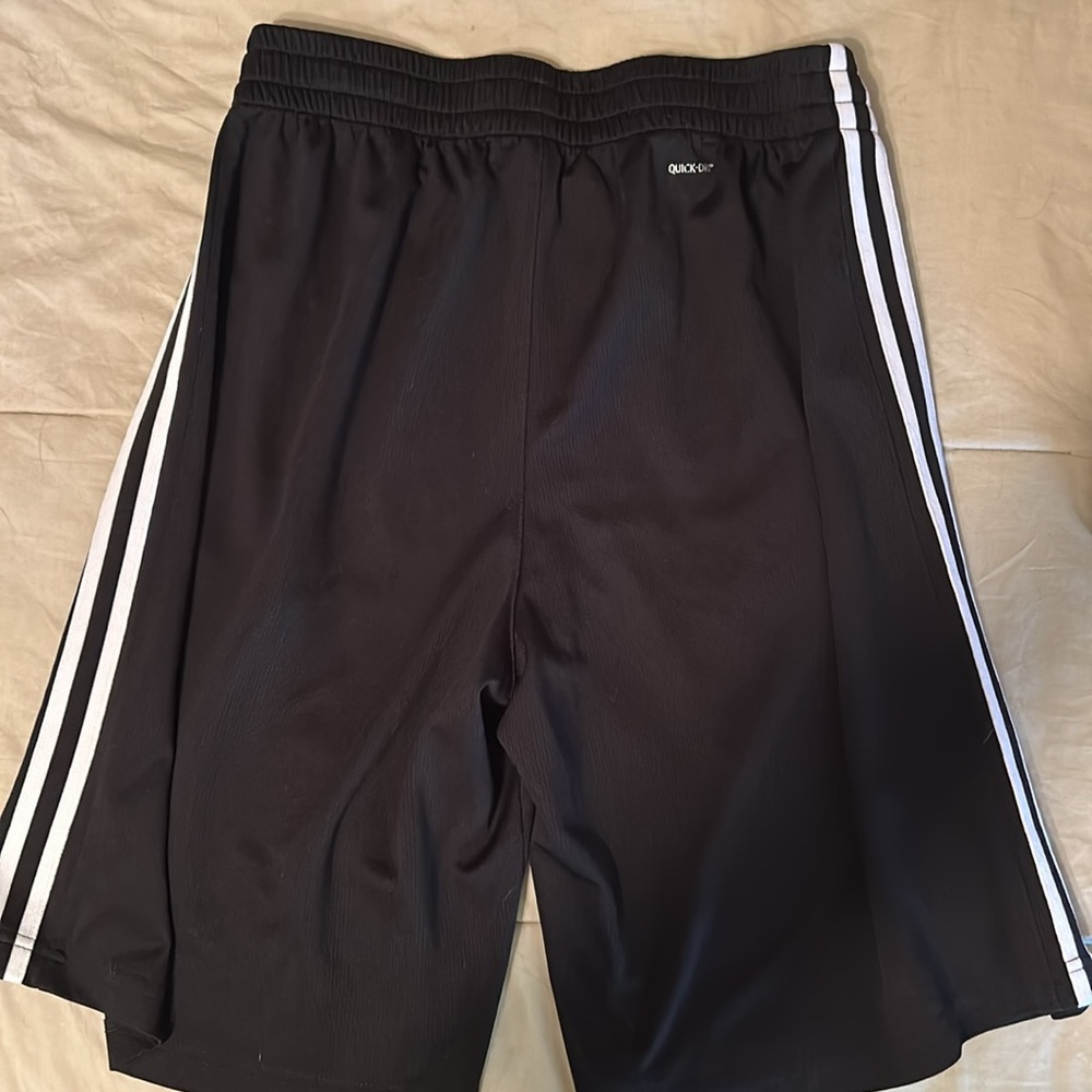 Xersion Men's Charcoal Athletic Shorts with Stripes 2 pair for one price.